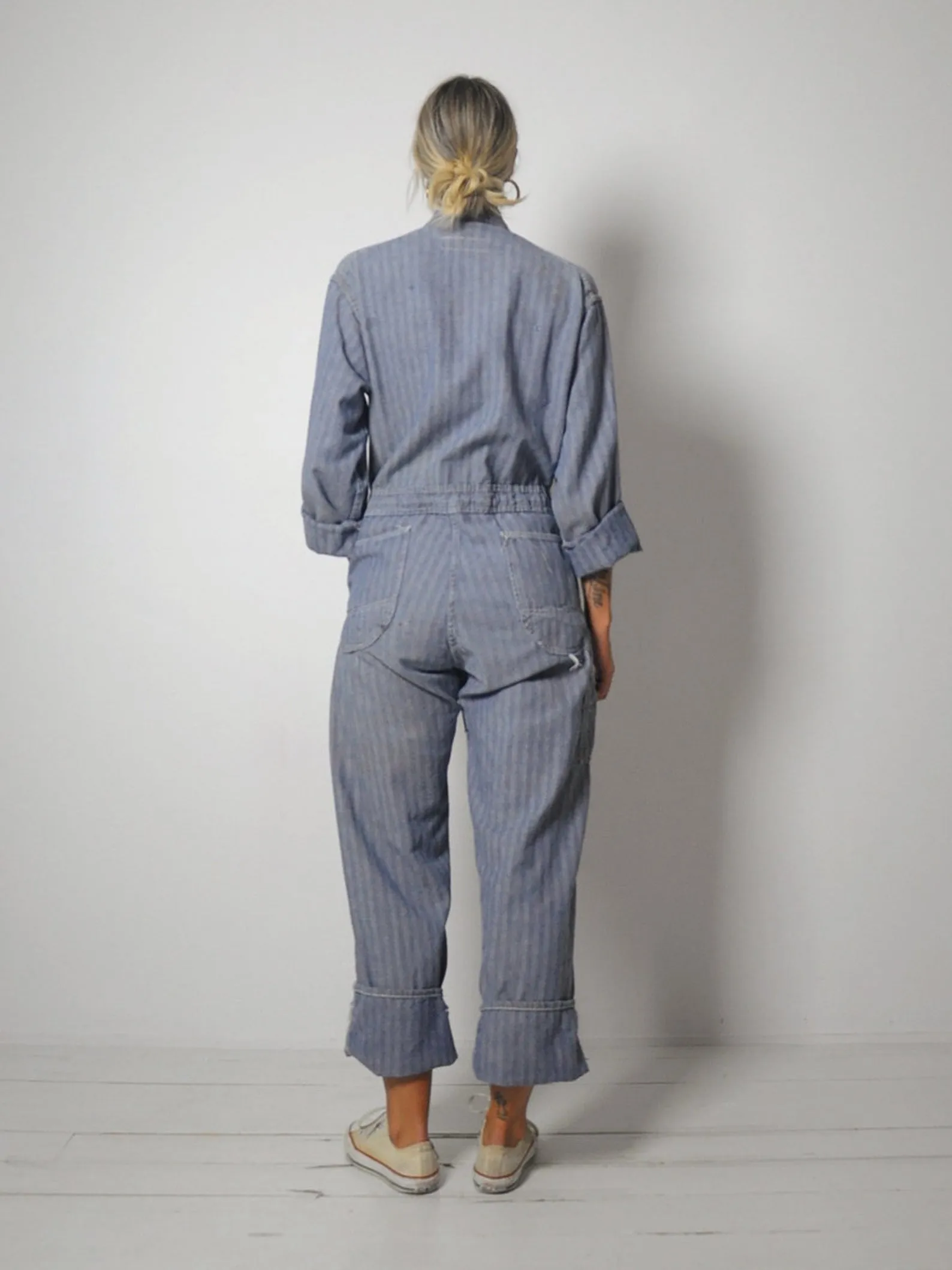 1950's Herringbone Denim Coveralls