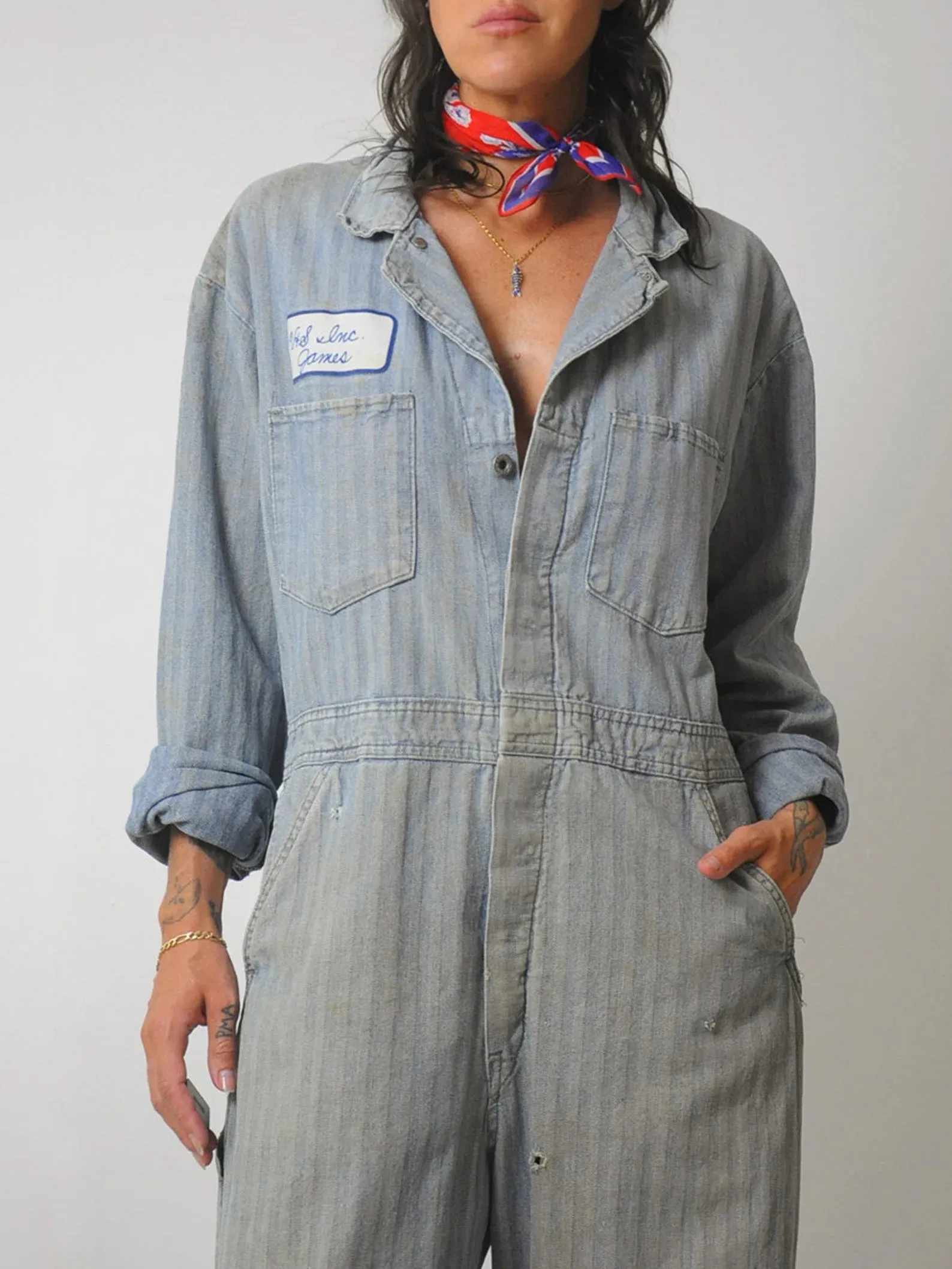 1960's HBT Denim Coveralls