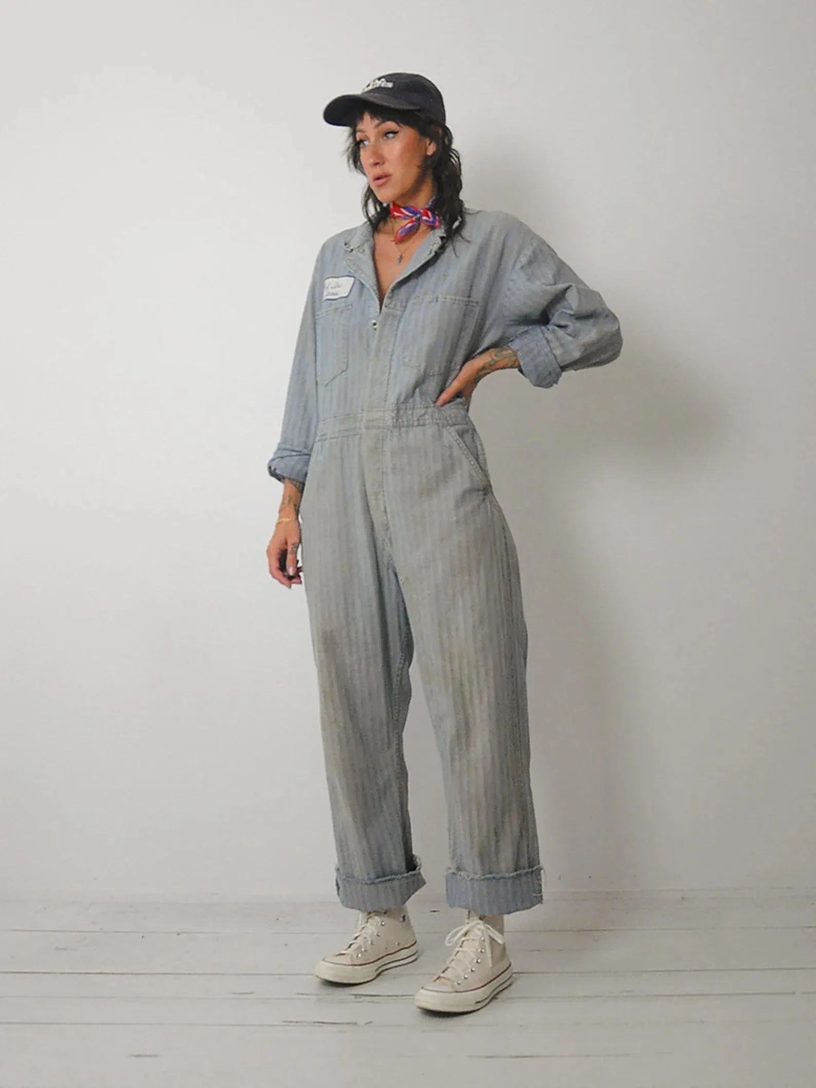 1960's HBT Denim Coveralls