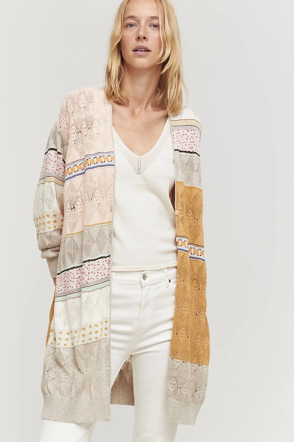 AM Light Pink Moya Cardigan