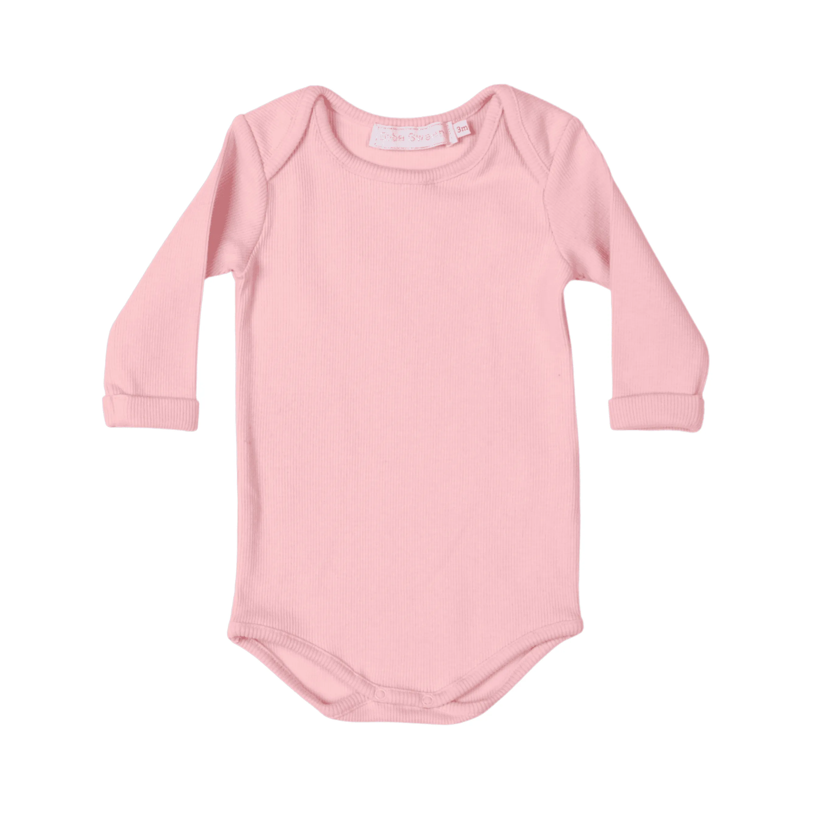 Angel | Girls Pale Pink Ribbed Cotton Leggings Set (2)