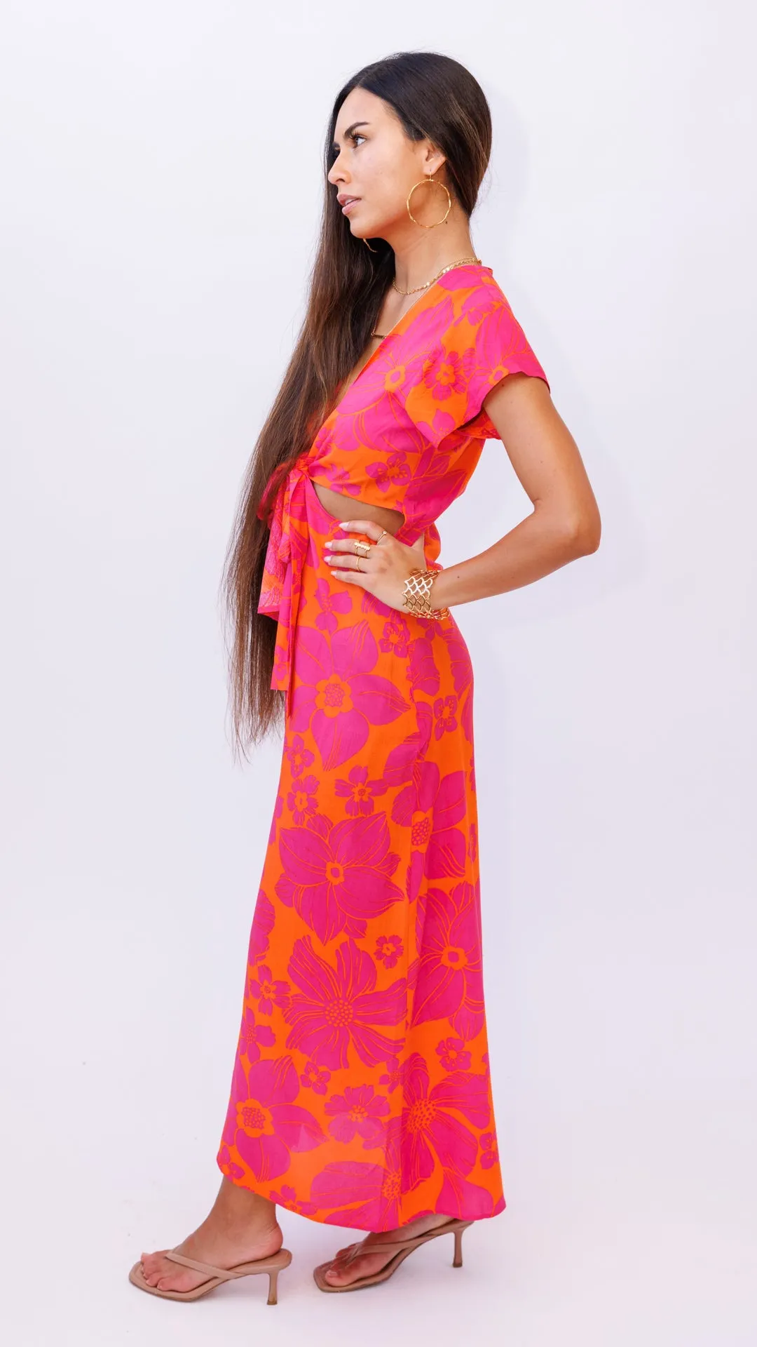 Aruba Cut Out Midi Dress