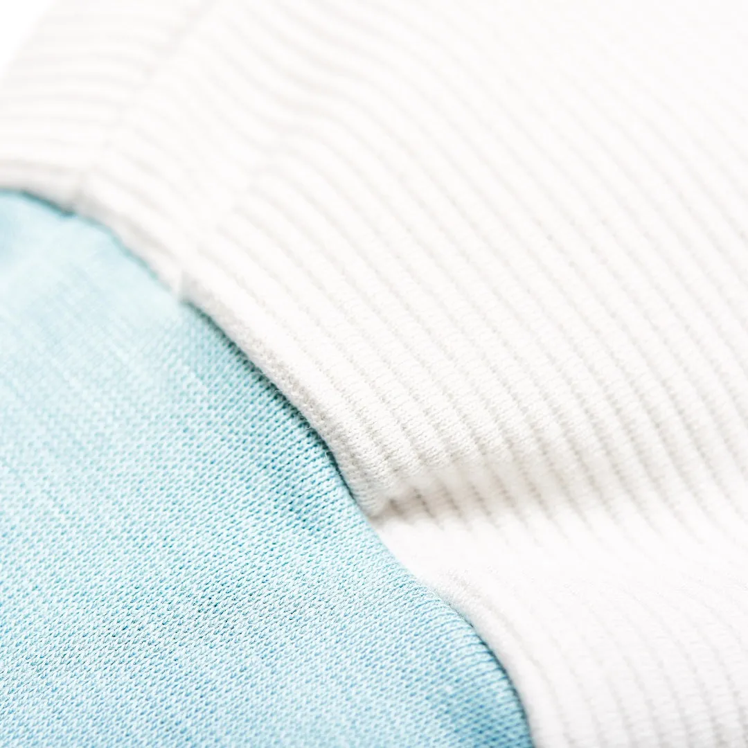 Baby Pants "Rib Glacier/Stone Blue"