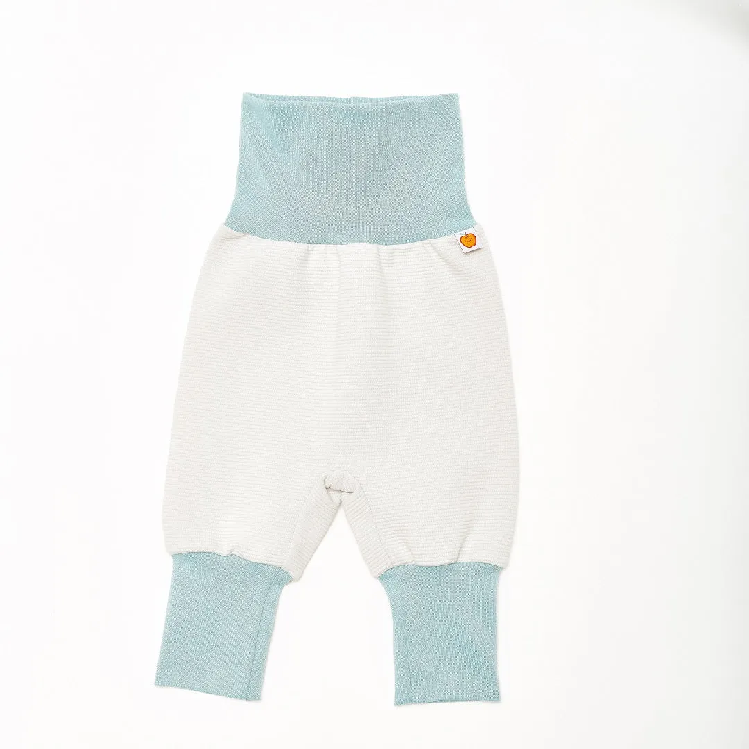 Baby Pants "Rib Glacier/Stone Blue"