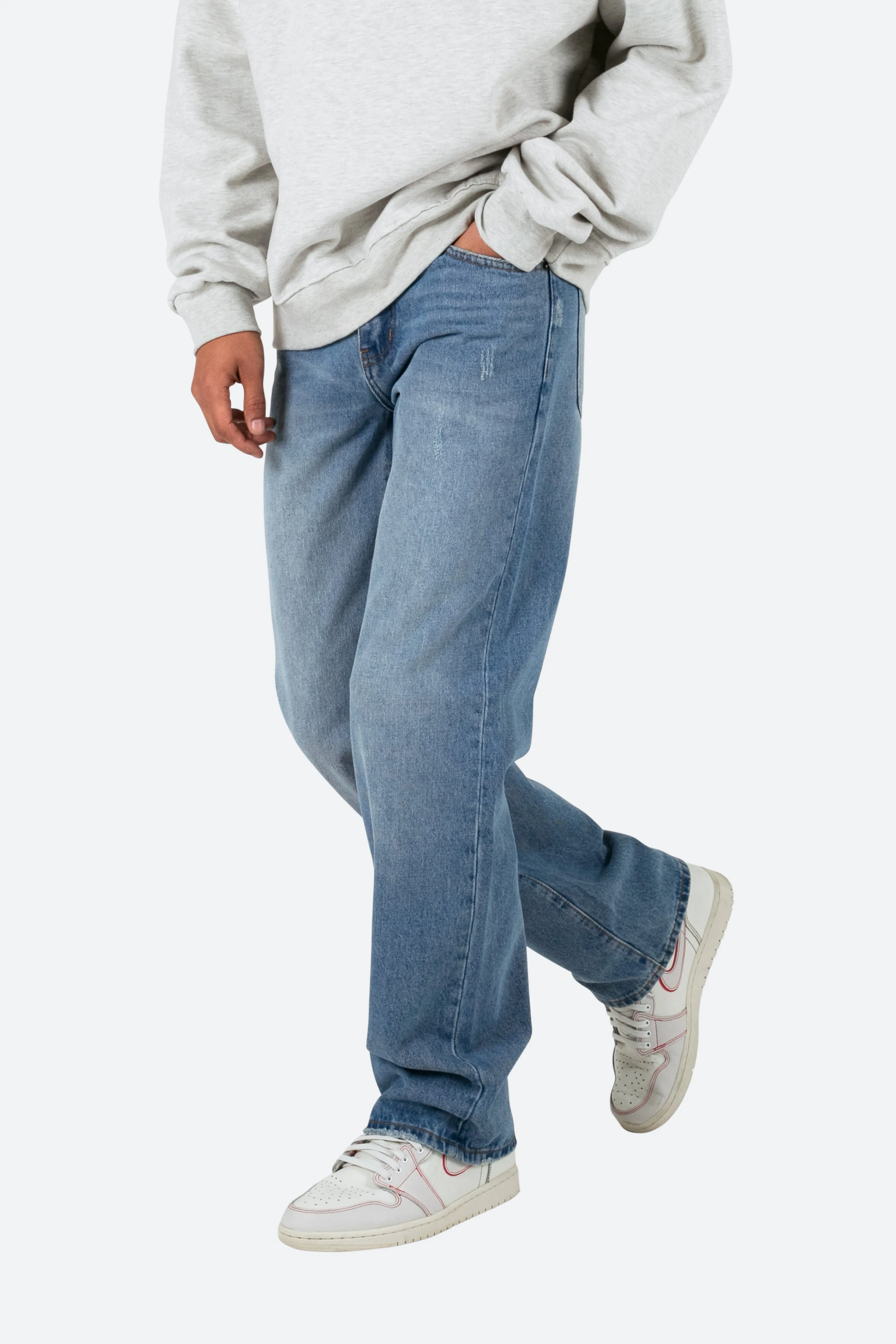 Baggy Every Day Denim - Medium Blue