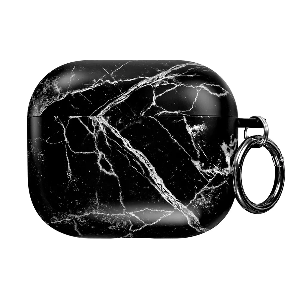 Black Marble Airpods Case