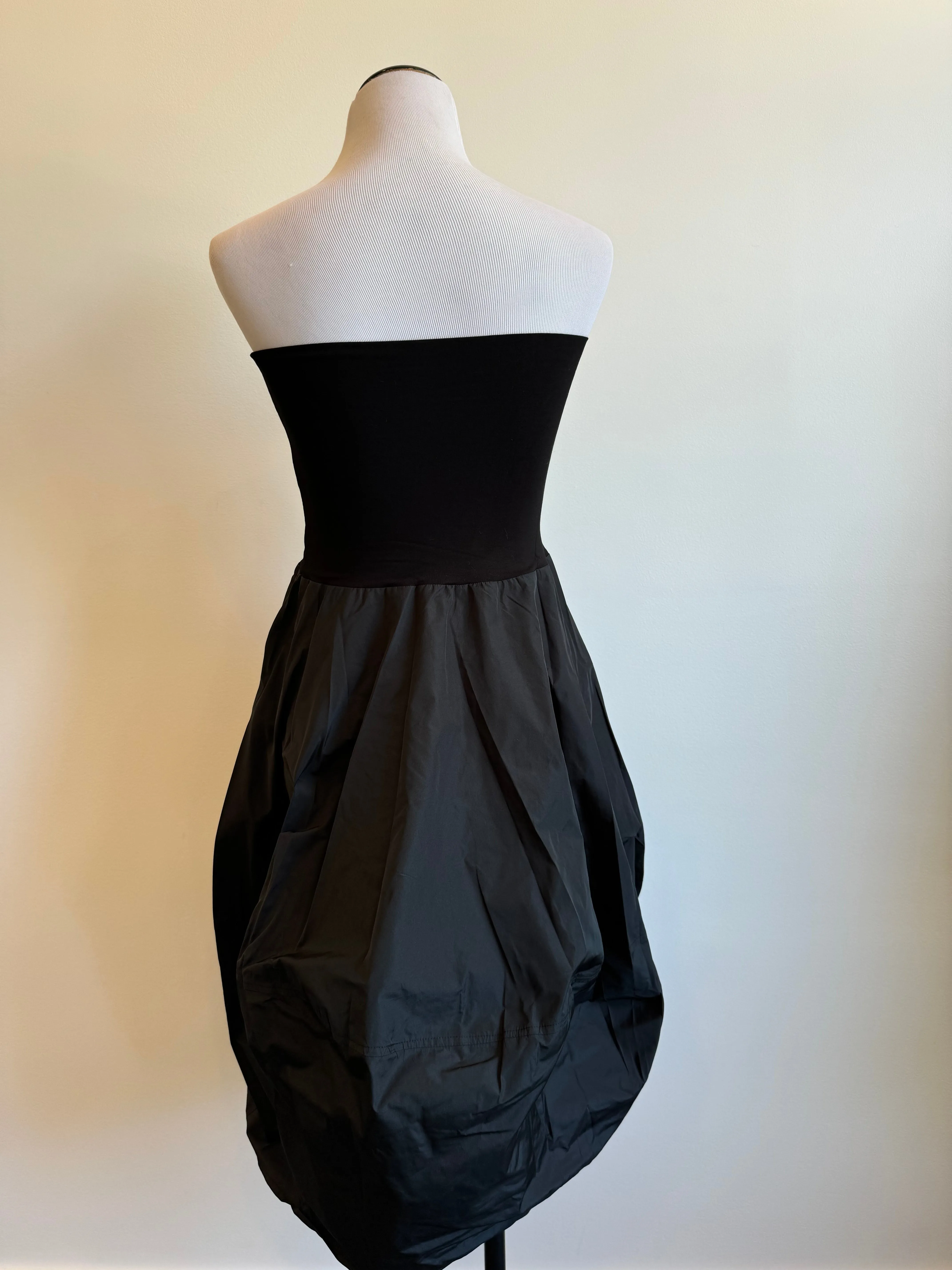 Black Papercrash Balloon Skirt