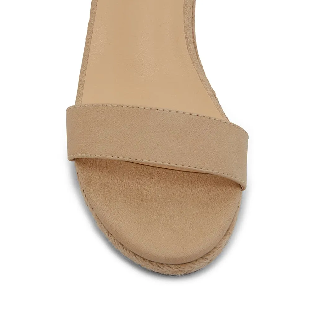 Bloom Espadrille in Nude Smooth