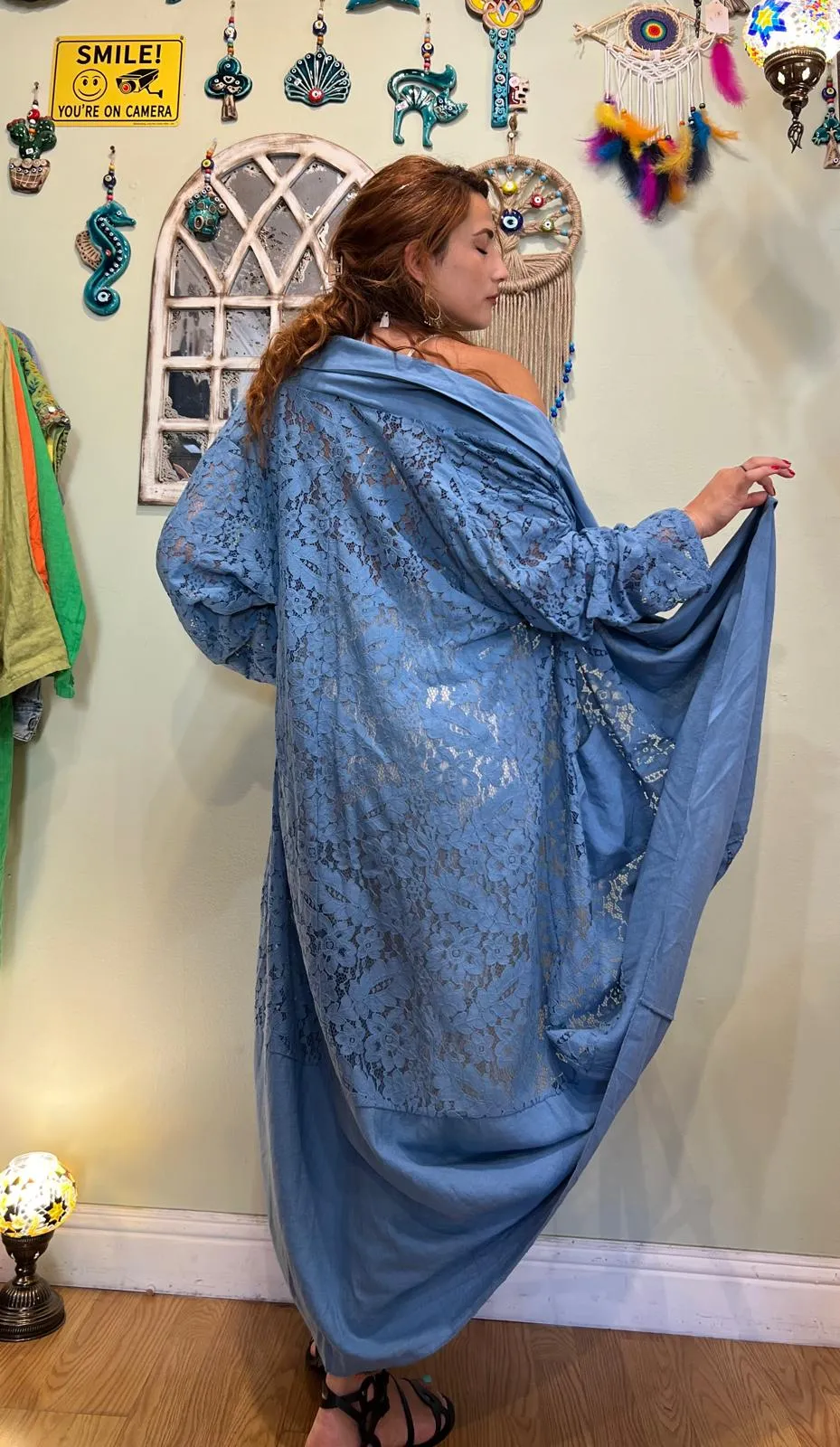 Blue Lace Kaftan