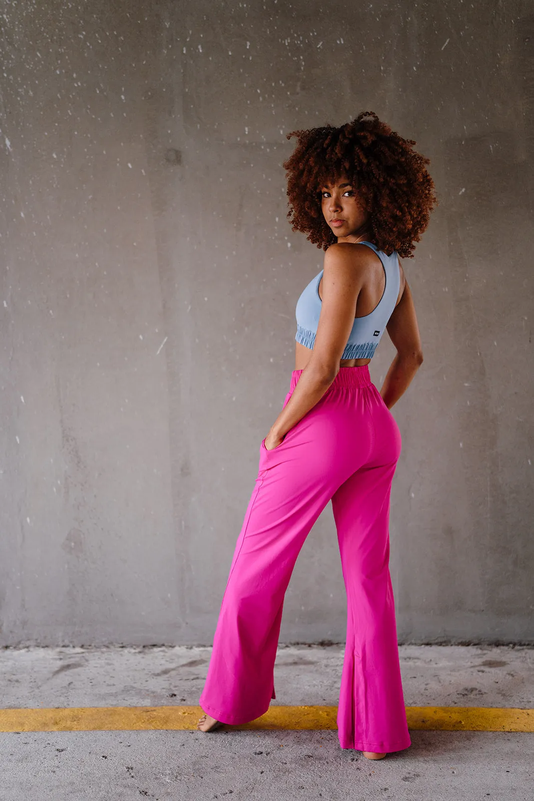 Candy Pink Track Pants