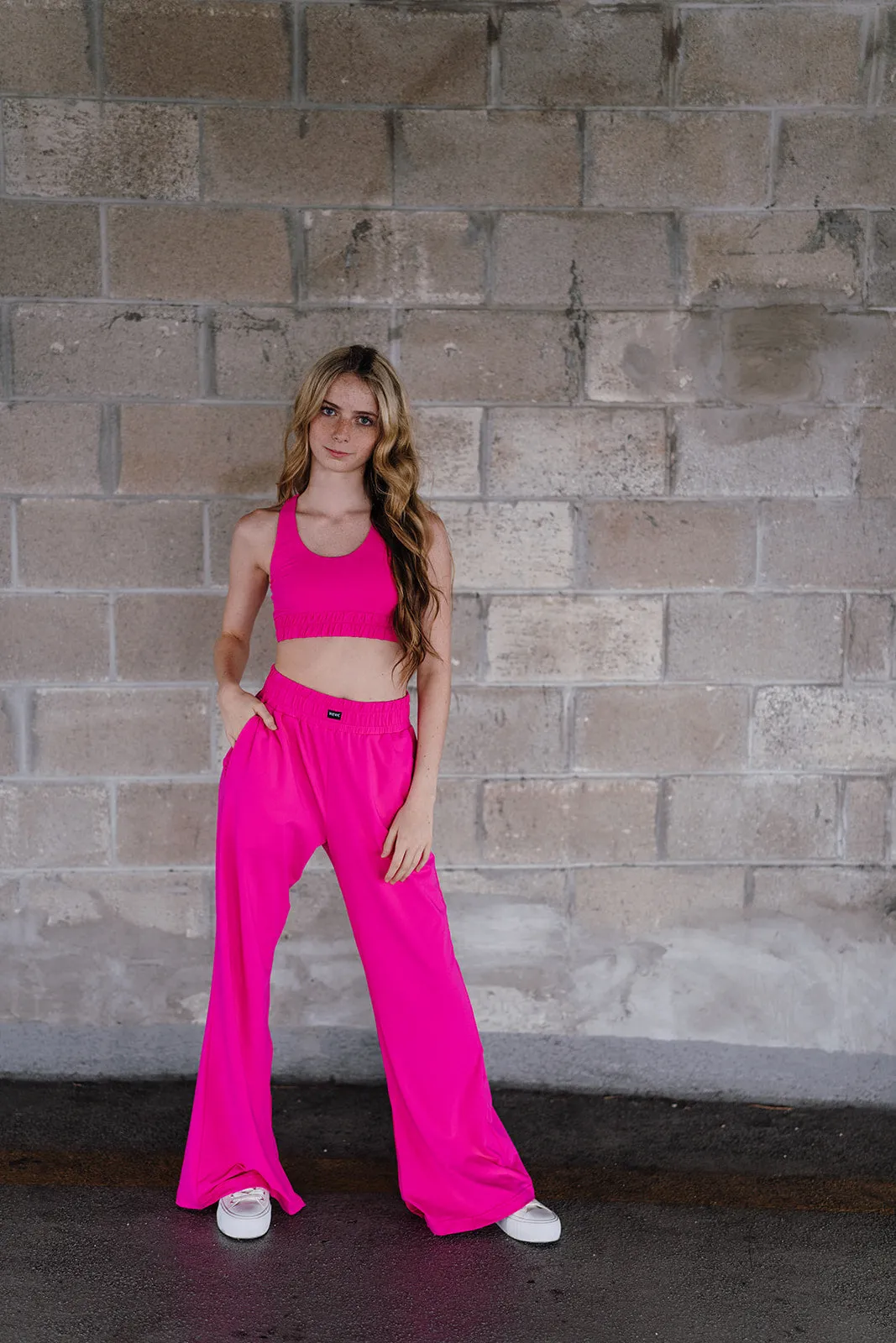 Candy Pink Track Pants