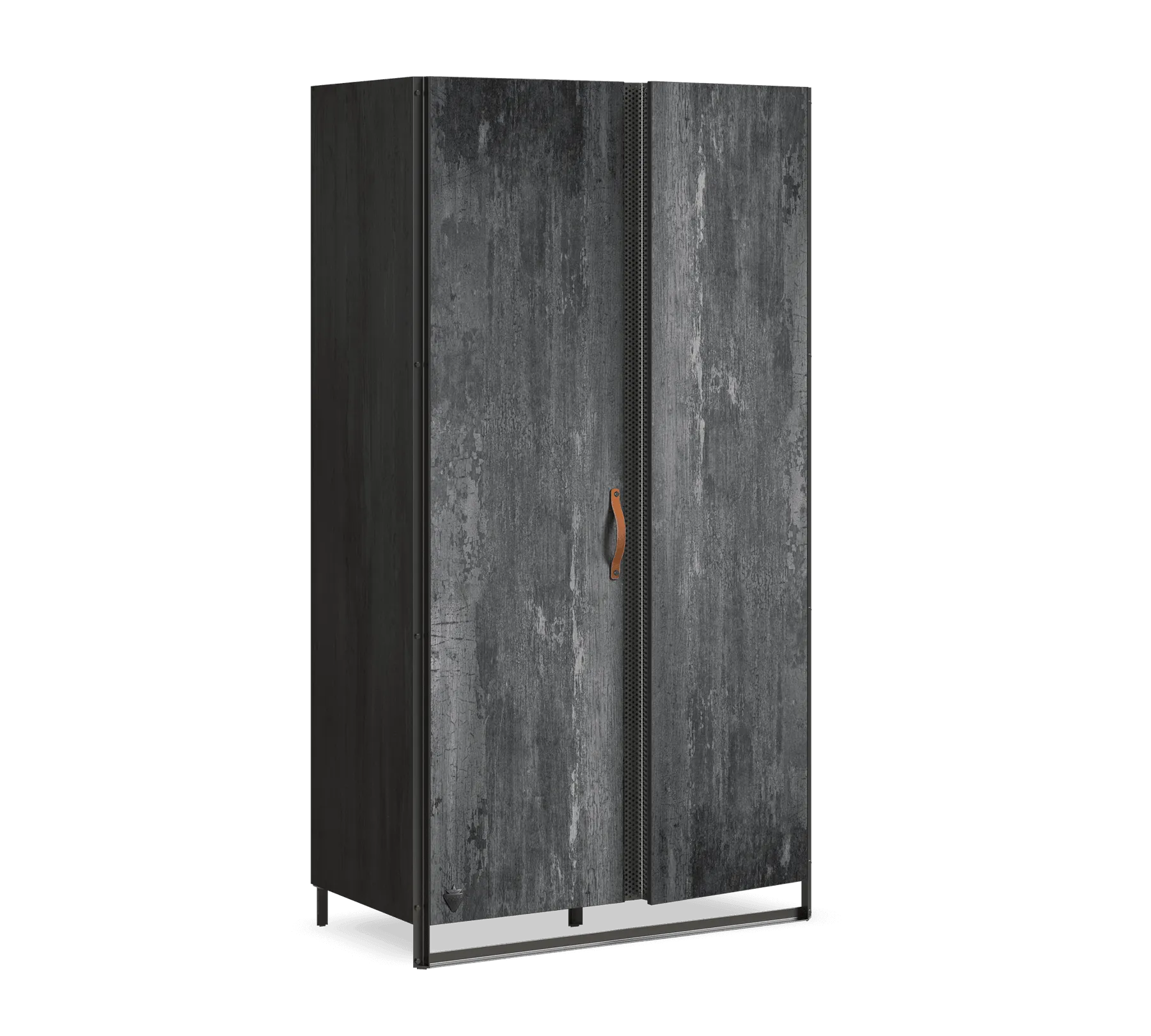 Cilek Dark Metal 2 Doors Wardrobe