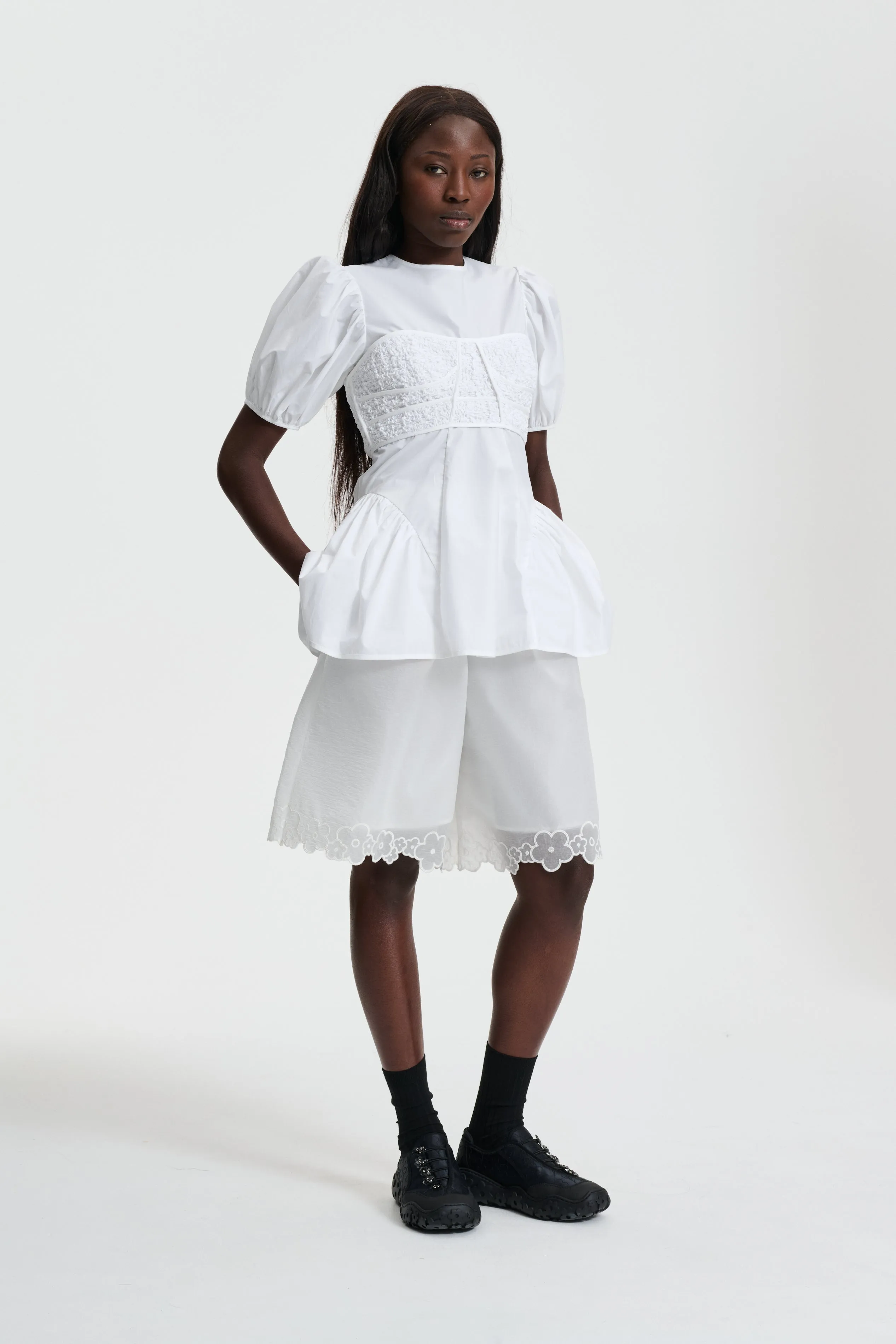 CONNER | TOP COTTON WHITE