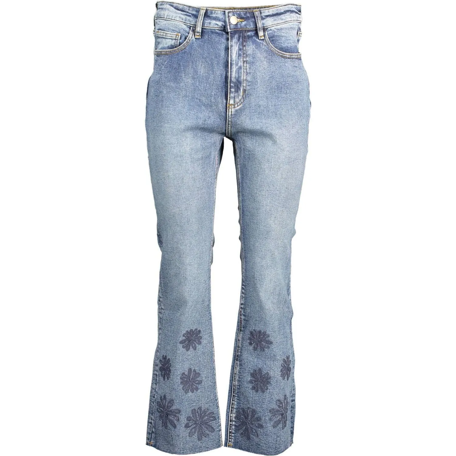 Desigual Blue Cotton Women Jeans