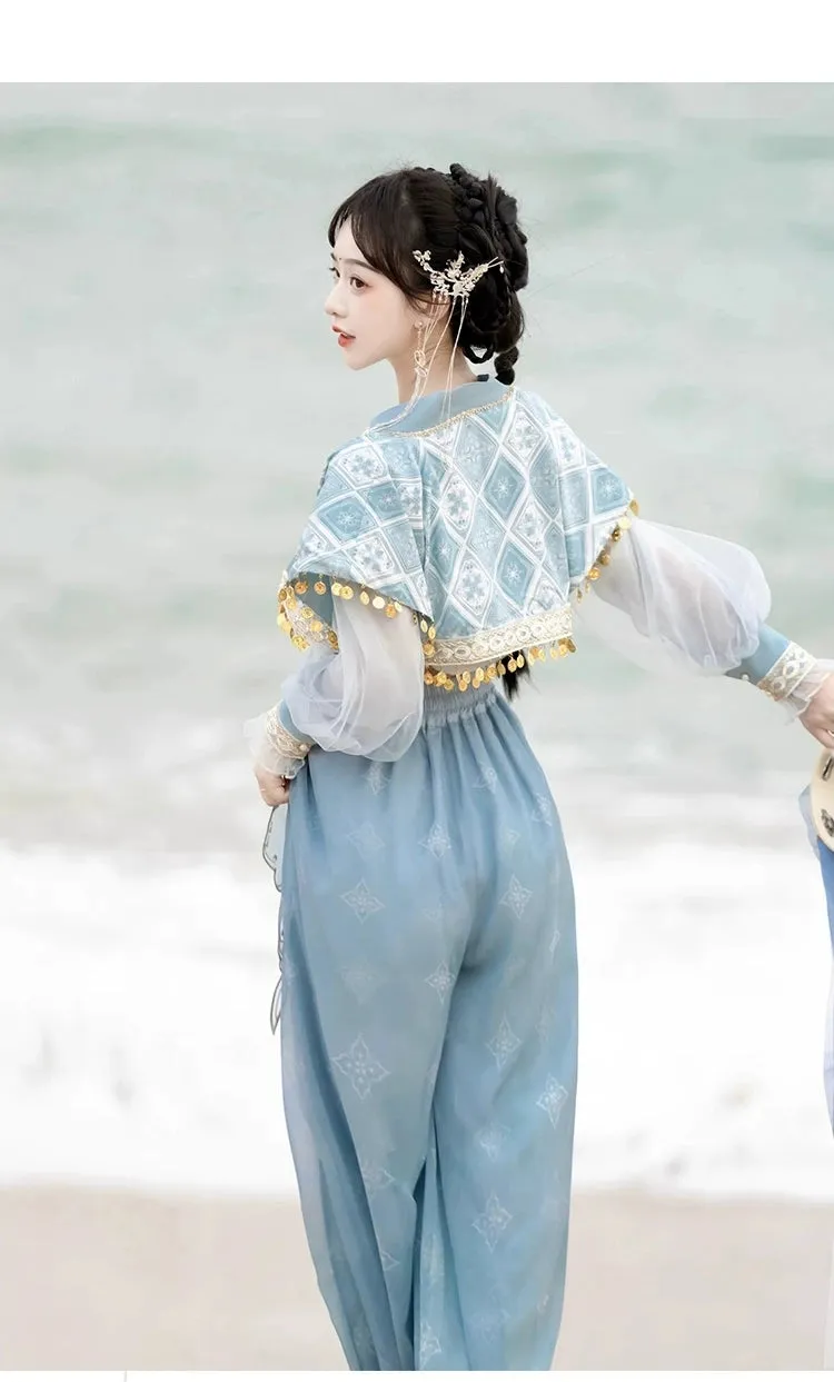 Dunhuang Fairies, Feitian Style Hanfu, Cloud Traveler 云上旅者