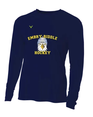 Embry Riddle Youth Long Sleeve Performance Crew