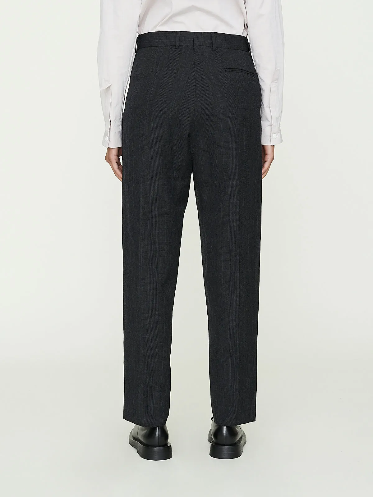 Farmer Pants in Charcoal Check