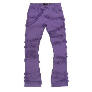 Frost Originals 'Leon' Stacked Denim (Purple) F1705