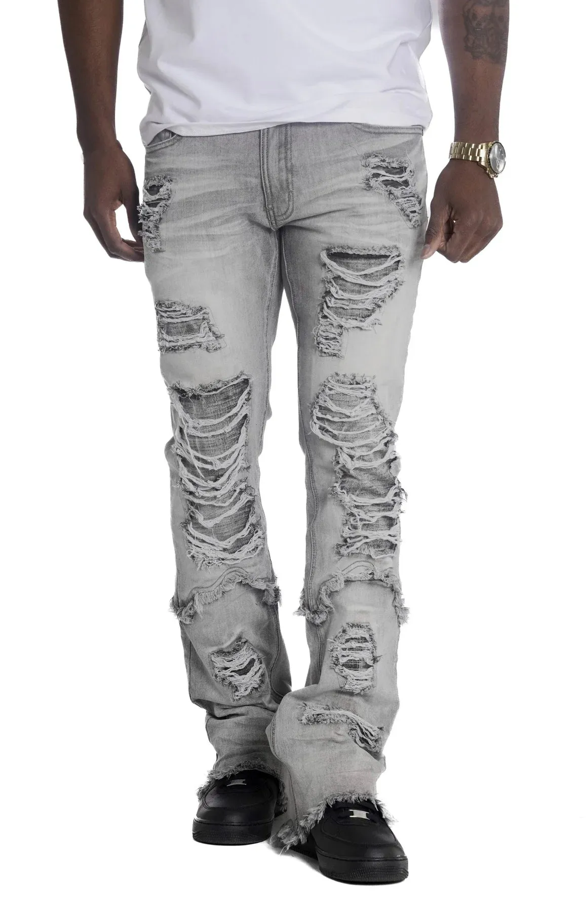 Frost Originals 'Rogue' Stacked Denim (Grey) F1788