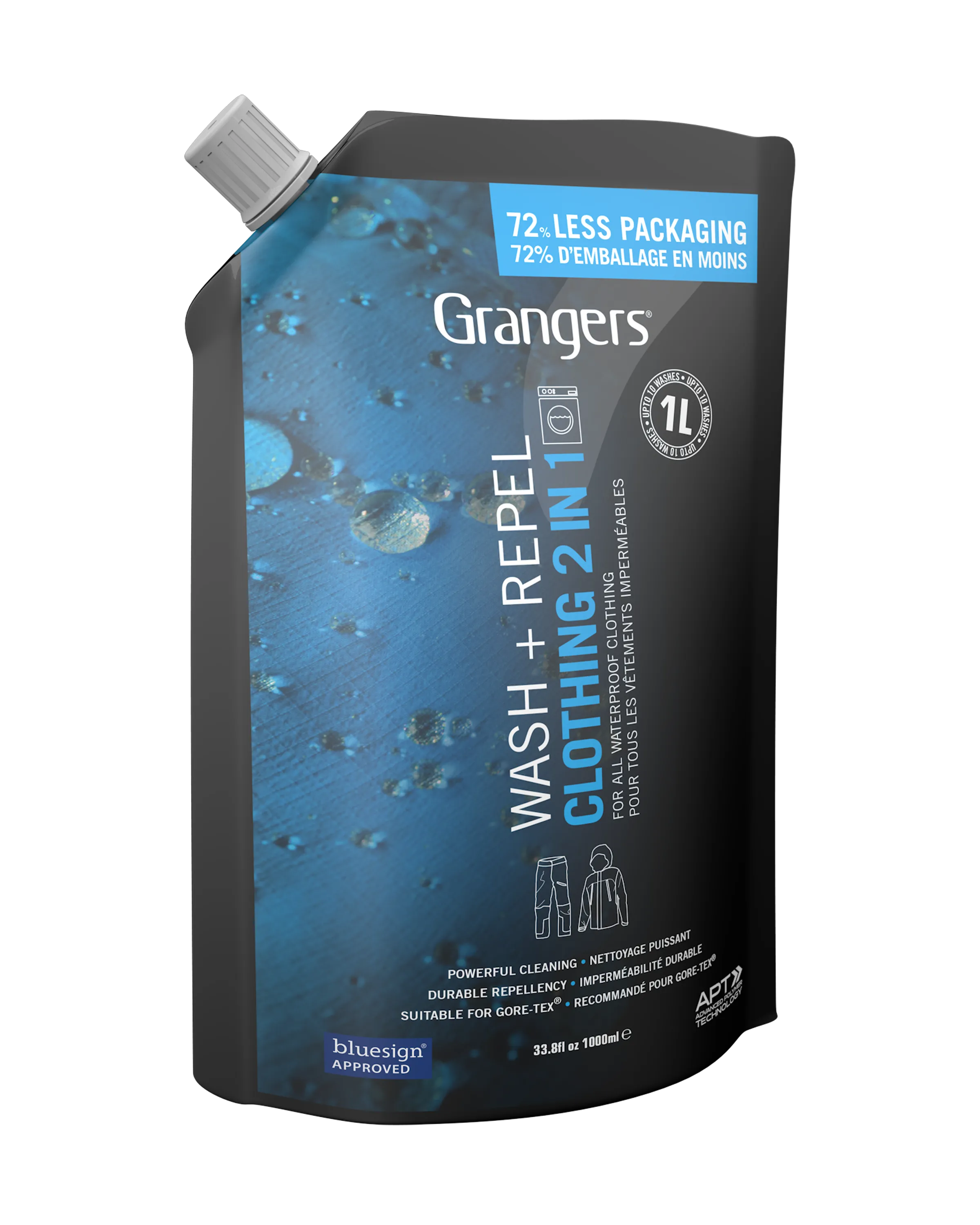 Grangers Wash   Repel Clothing 2In1 1000Ml