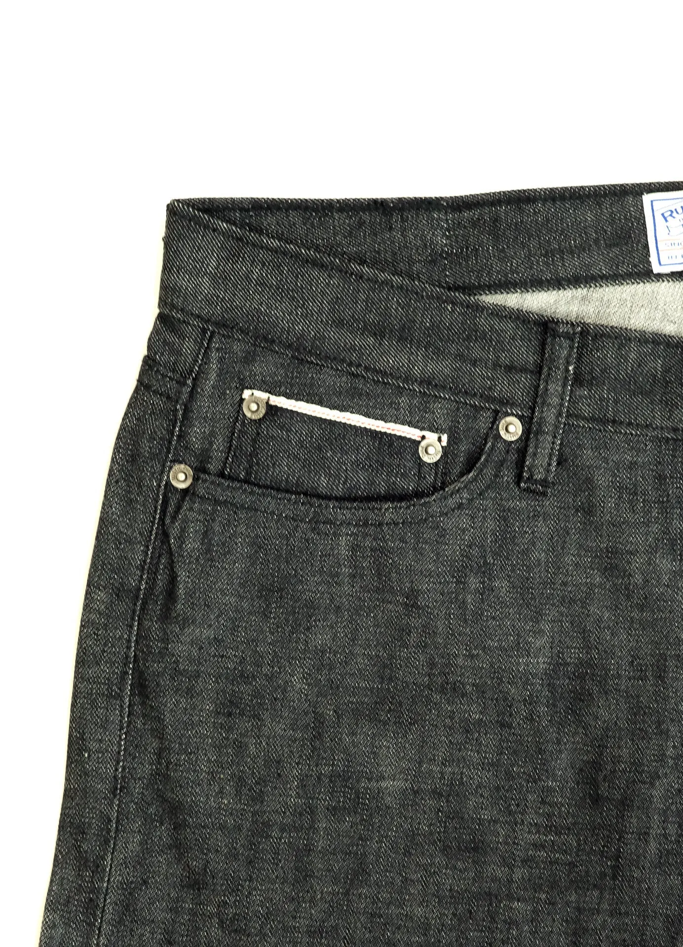 Japanese Black Raw | Slim Straight Selvedge Denim