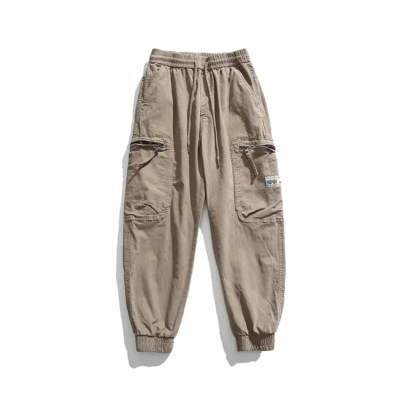 Japanese Vintage Multi-Pocket Tactical Cargo Pants - High Quality Jogging Trousers