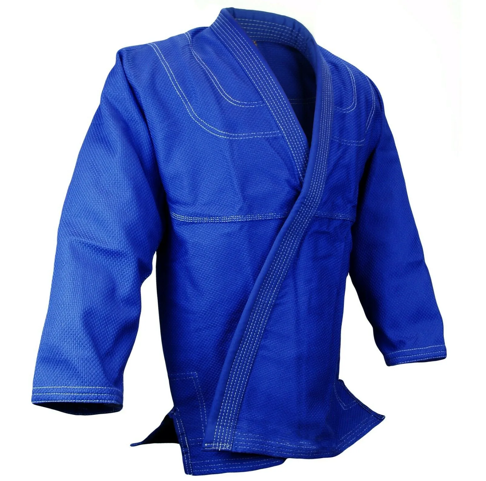 Jiu Jitsu Uniform, Diamond/Double Weave, Blue