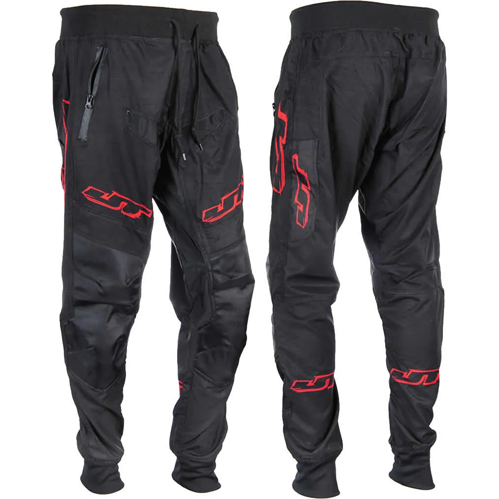 JT Pro Jogger Pants - Black / Grunge Red