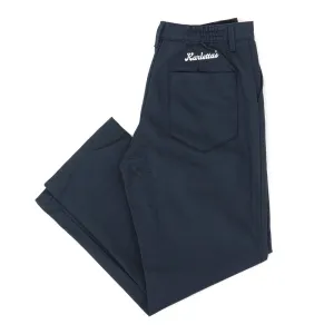 Karletta's Pants (Navy Herringbone) (S )