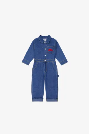 KIDS DENIM JUMPSUIT | DENIM