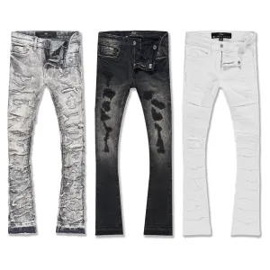 Kids Stacked Denim 3 Pack Bundle (Monochrome)