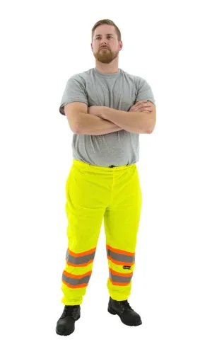 Majestic 75-2501 Hi-Vis Mesh Pants DOT Striping ANSI E