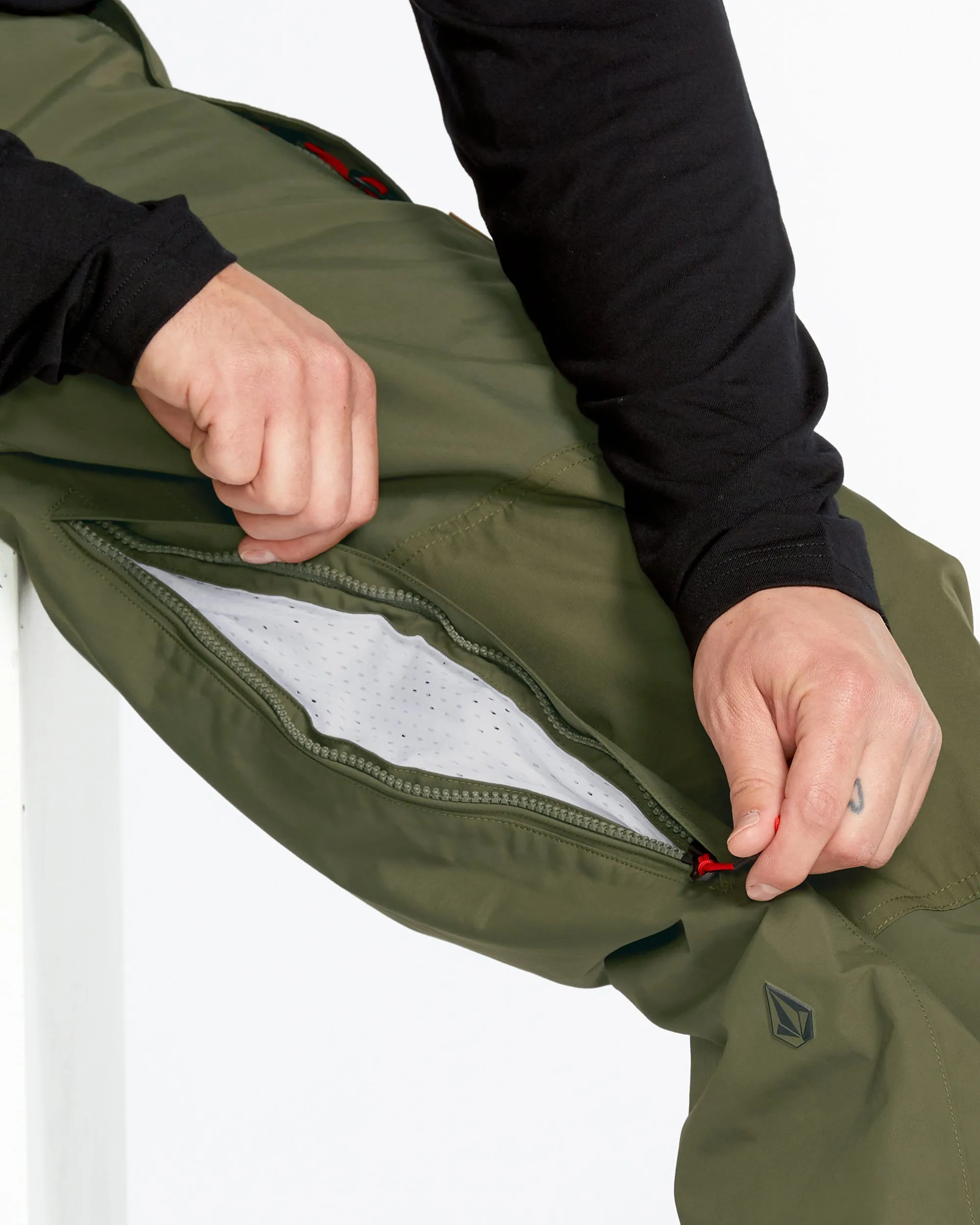 Mens Longo Gore-Tex Pants - Ivy