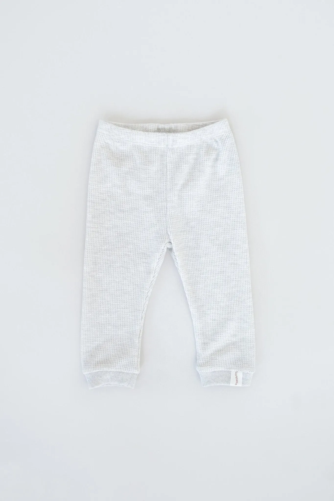 Mini Waffle Pants (White Marle)