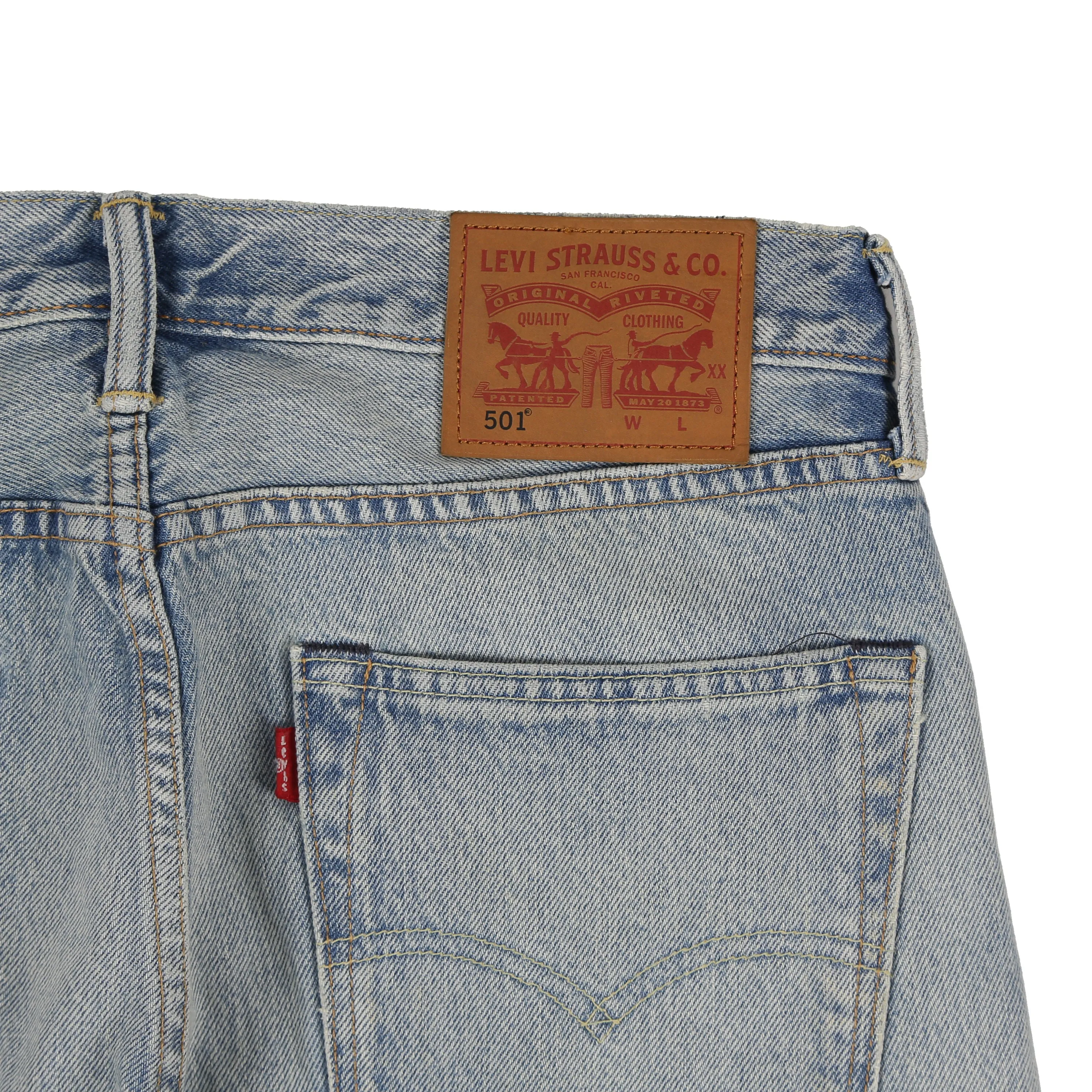 New Sample Levis 501 Patchwork Denim Jeans