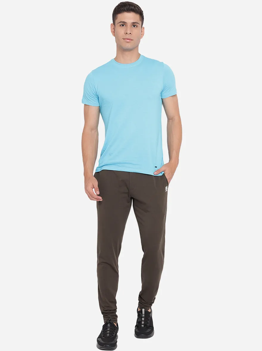 Olive Solid Regular Fit Track Pants | JadeBlue