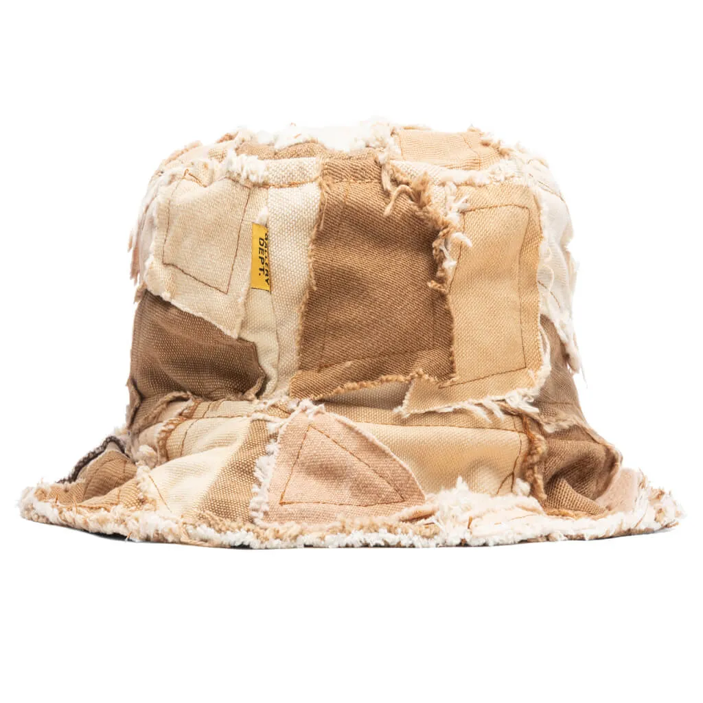 Recycled Canvas Bucket Hat - Tan