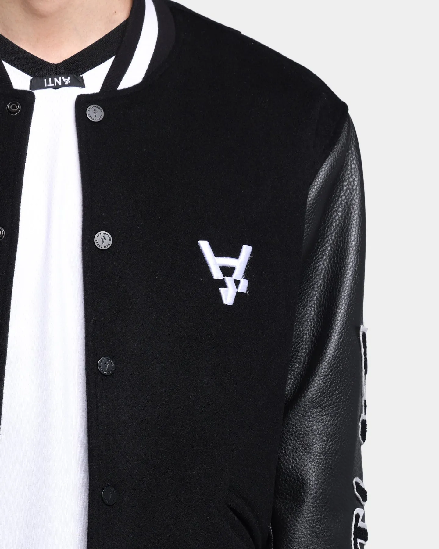 The Anti Order Chicvgo Varsity Jacket Black/Red/White