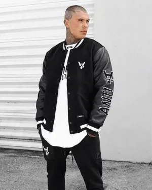 The Anti Order Chicvgo Varsity Jacket Black/Red/White