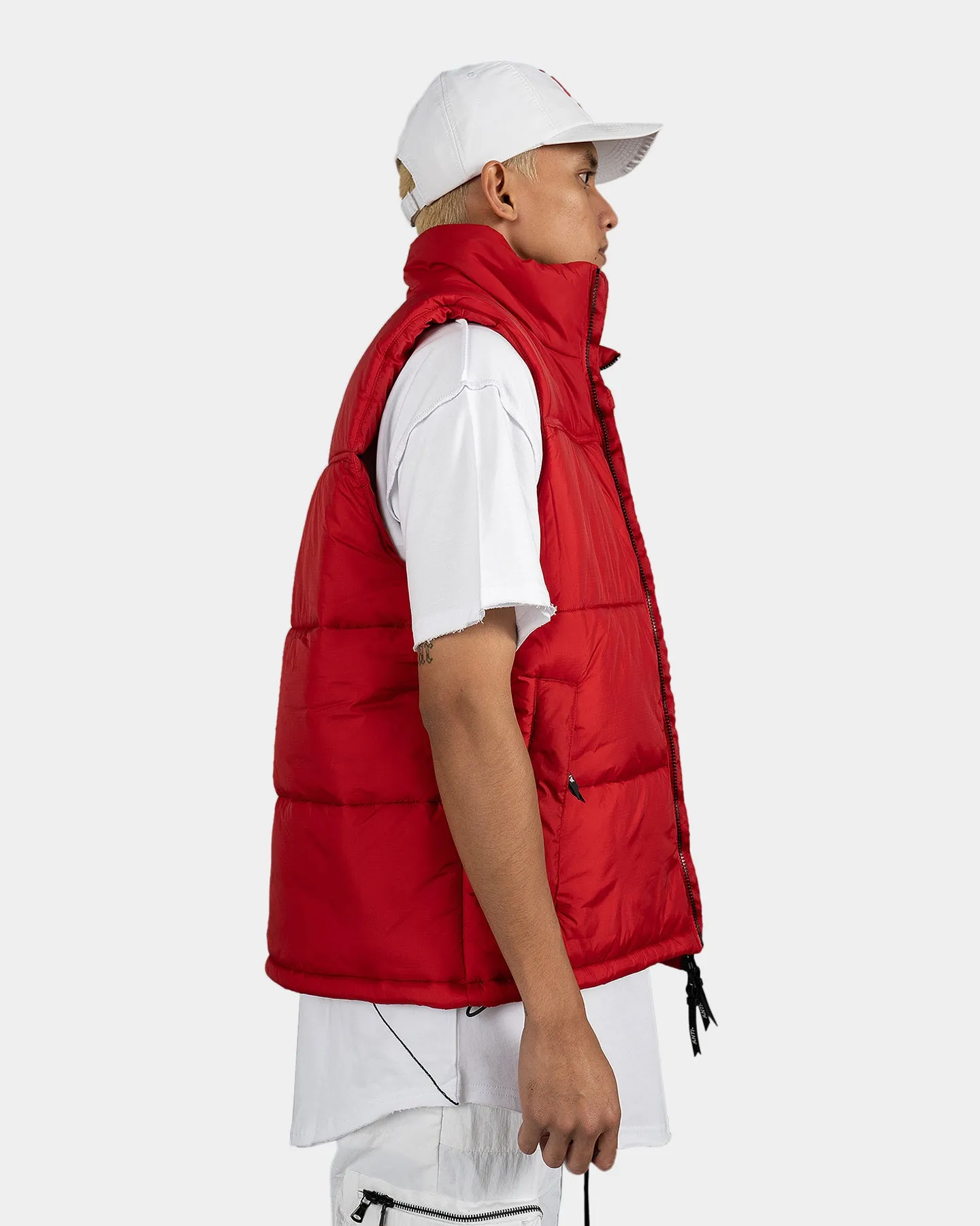 The Anti-Order Hyphen ATD Puffer Vest Red