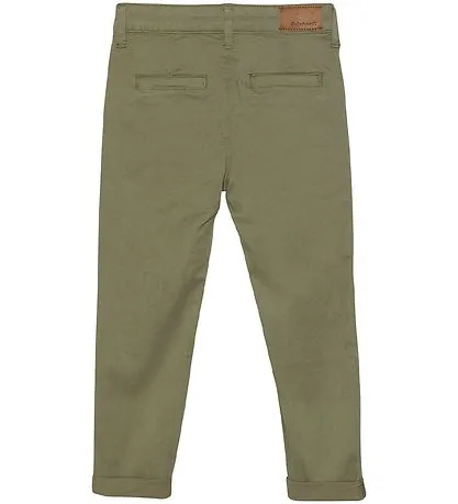 The Luke Solid Stretch Twill Pants - Moss - KIDS