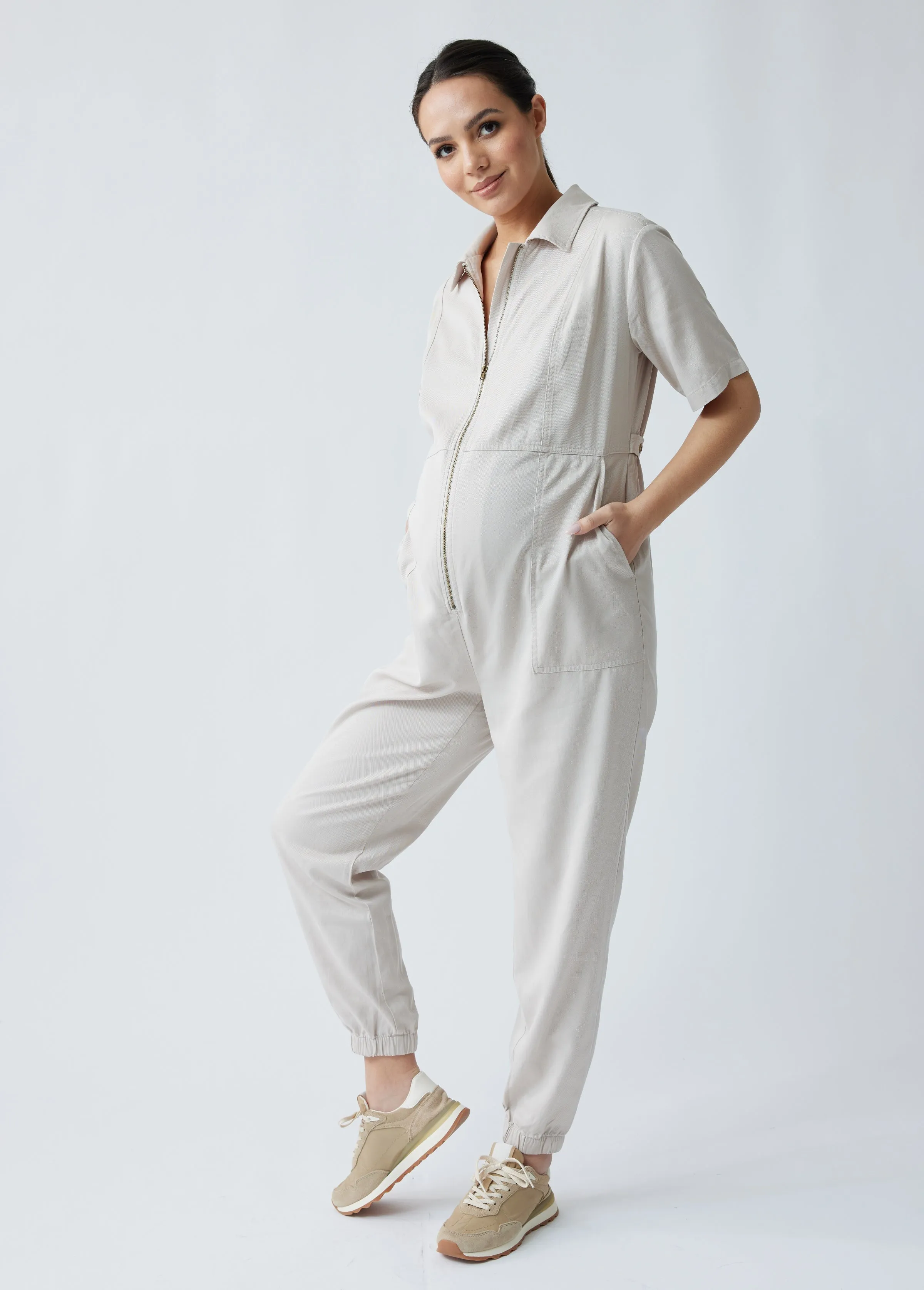 The One Zip Wonder Maternity   Nursing Jumpsuit