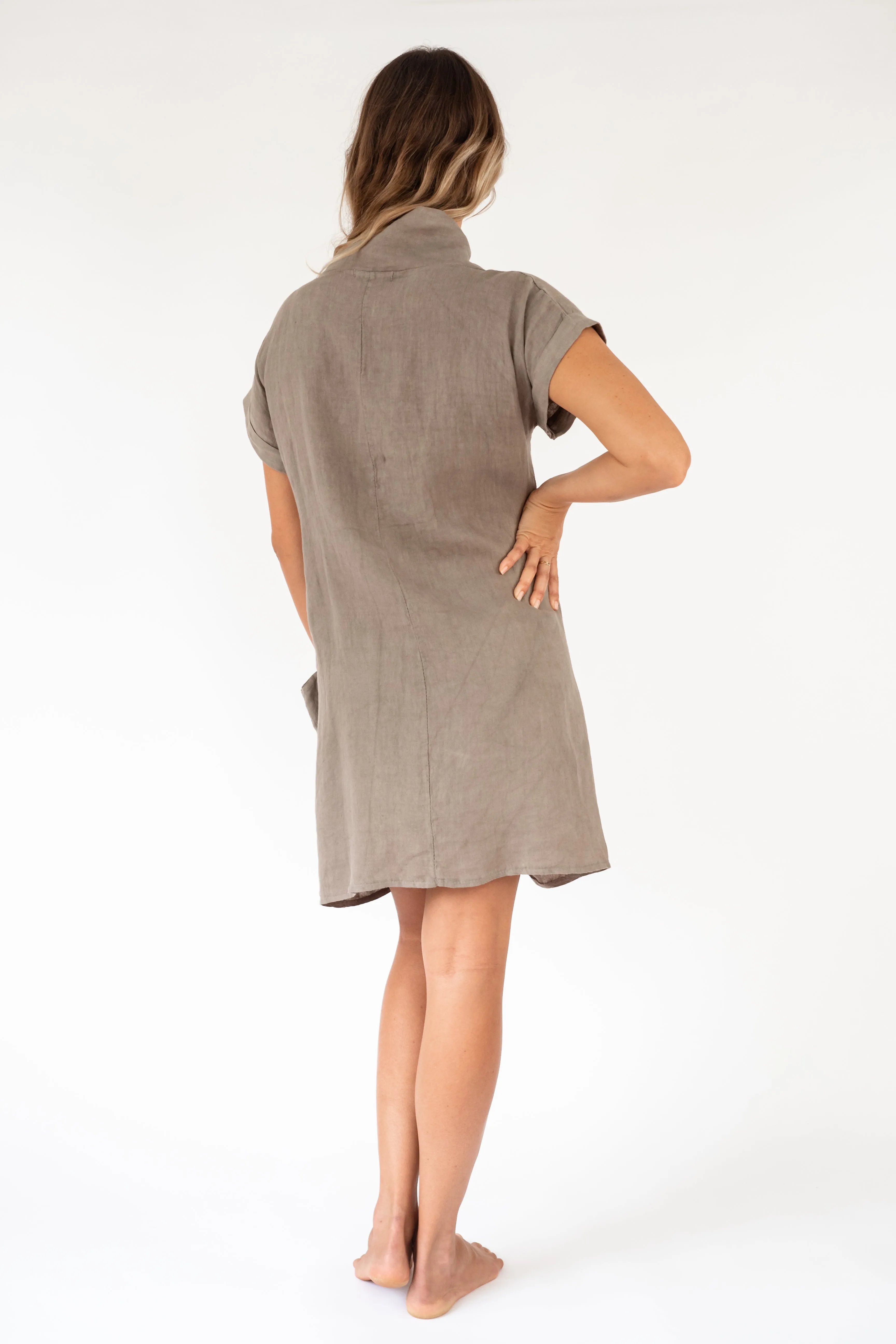 The Waipahe Casual Chic Linen Dress