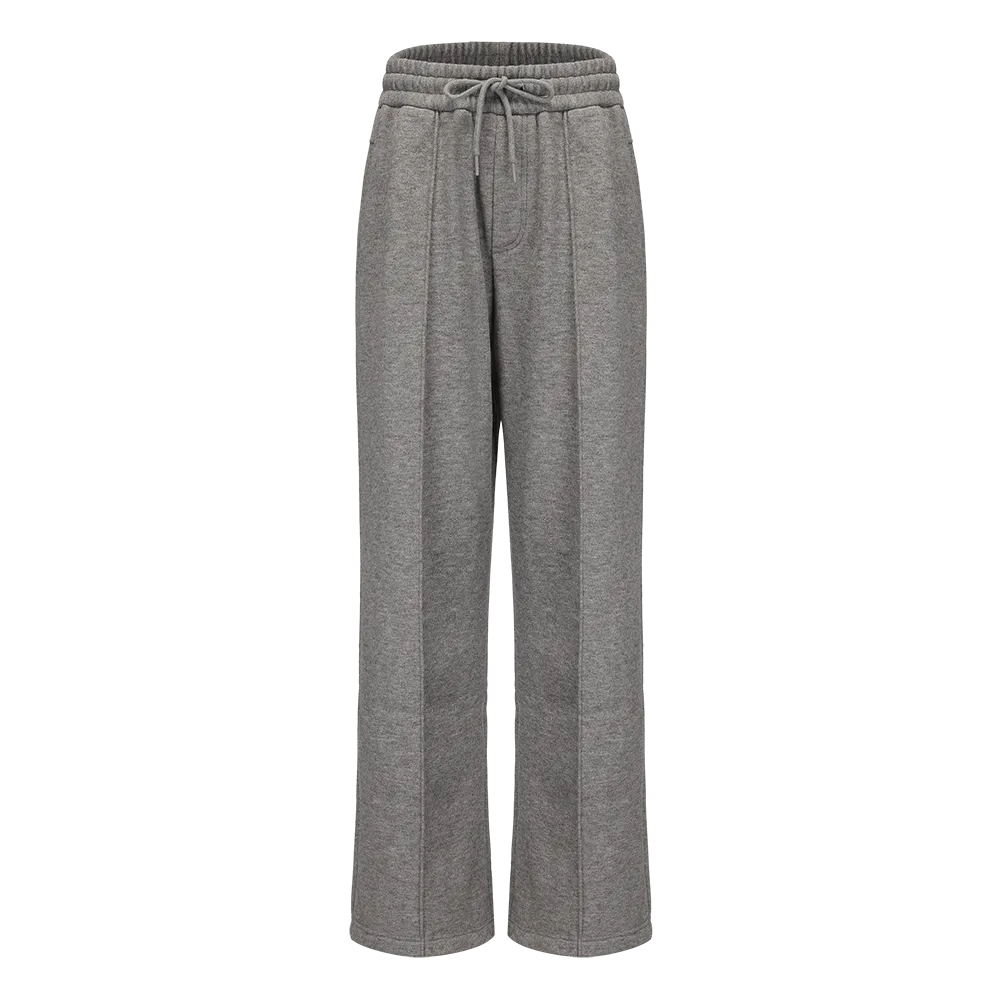 Unisex Wide Leg Fleece Pants