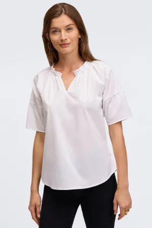 Vicky No Iron Stretch Cotton Popover