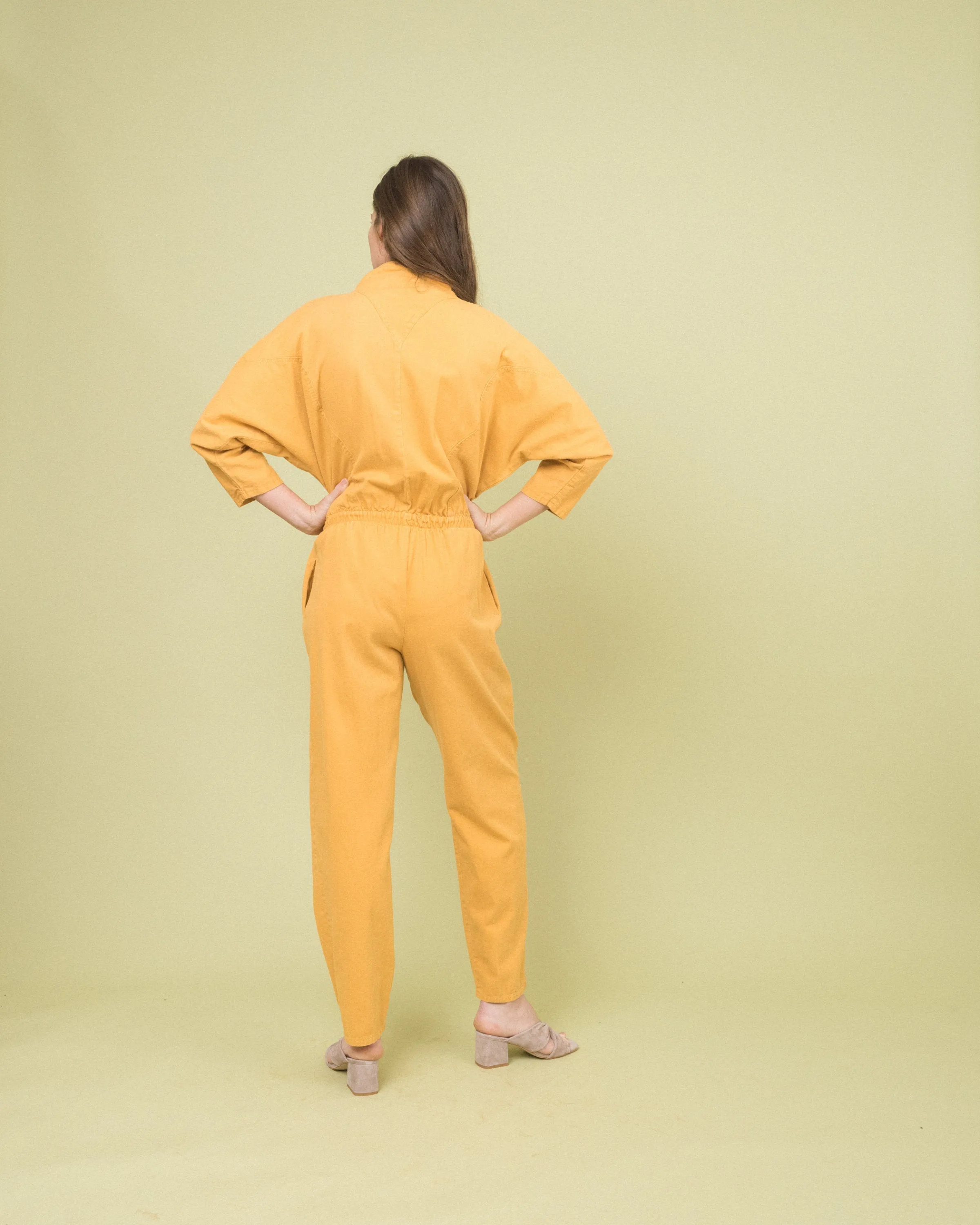 Vintage Mustard Utilitarian Coveralls (S/M)