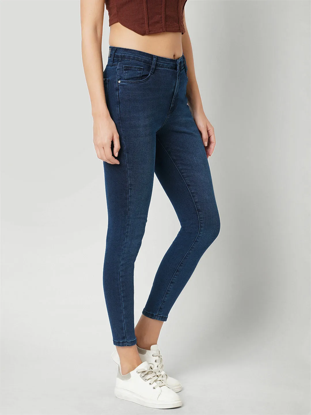 Women High-Rise Slim Skinny Jeans