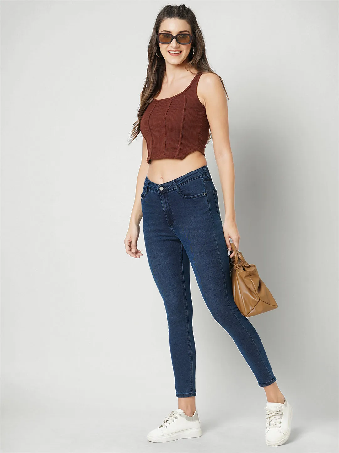 Women High-Rise Slim Skinny Jeans