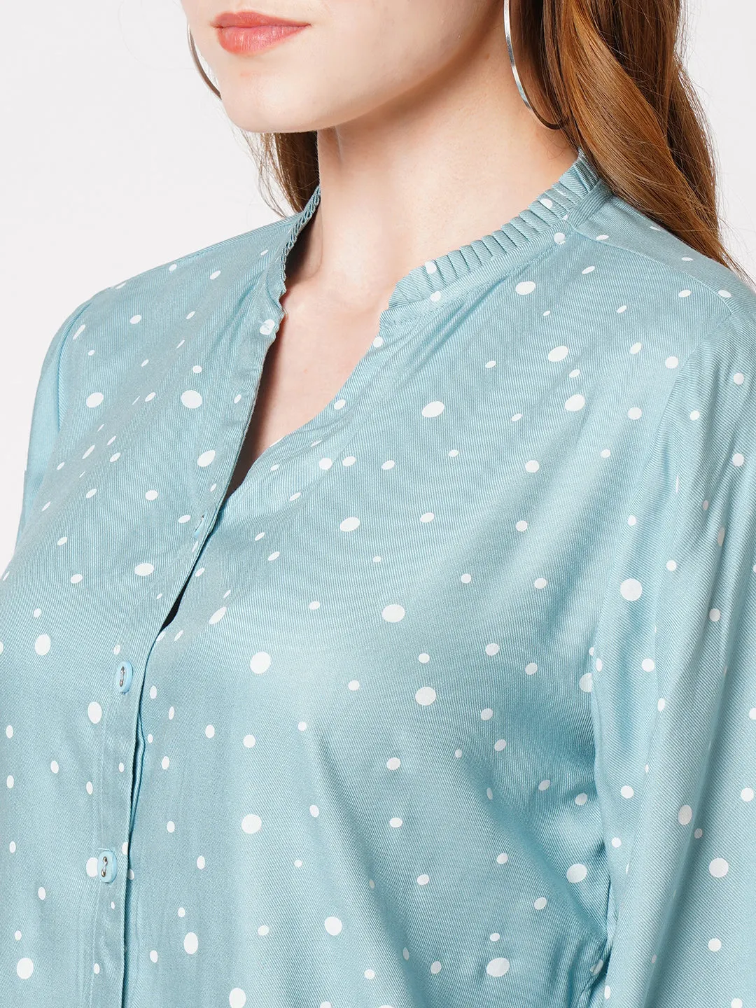 Women Printed Slim Fit Casual Shirt