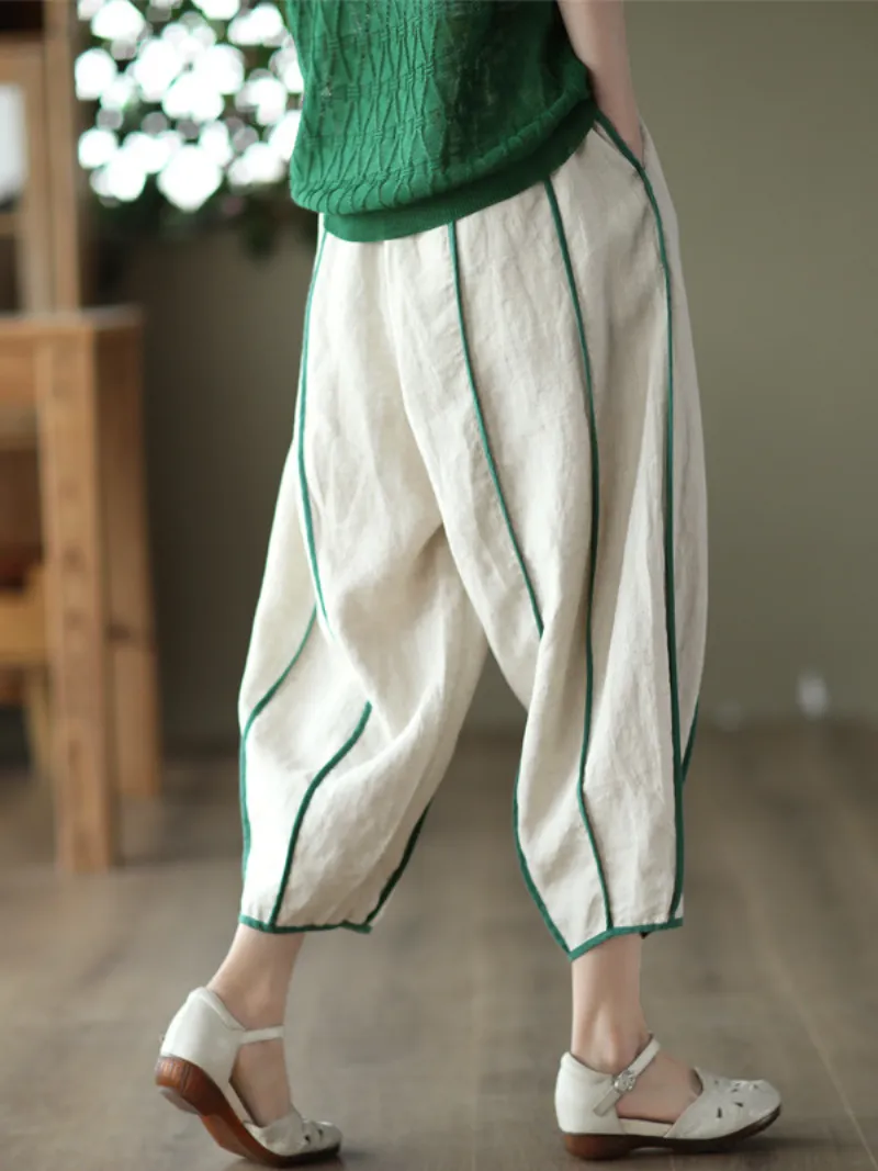 Women's Beautiful Charm Artistic Loose Striped Pants Bottom